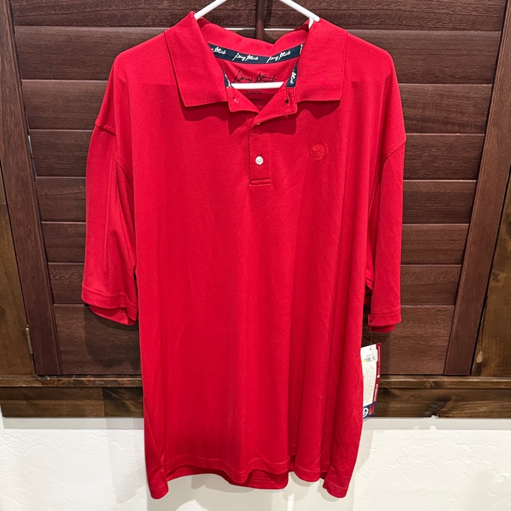 George Strait Red Polo Shirt